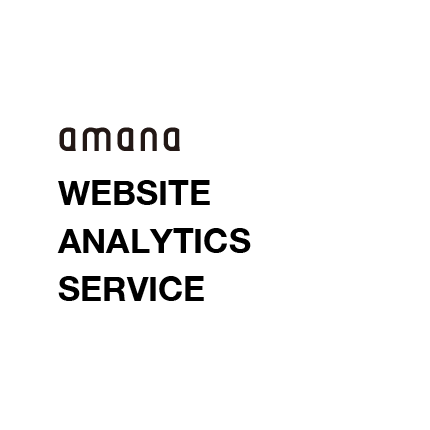 amana WEBSITE ANALYTICS SERVICE