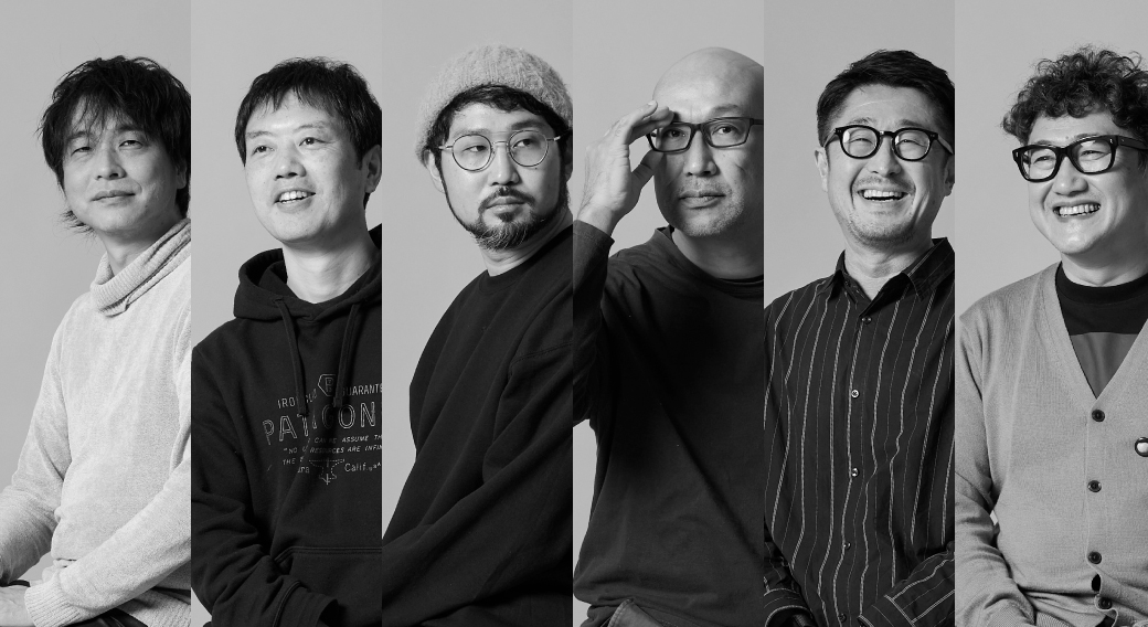 Portraits of the six speaker creators