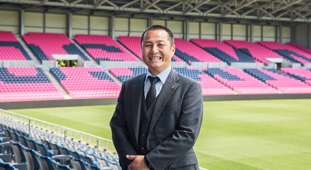 President Morishima of Cerezo Osaka