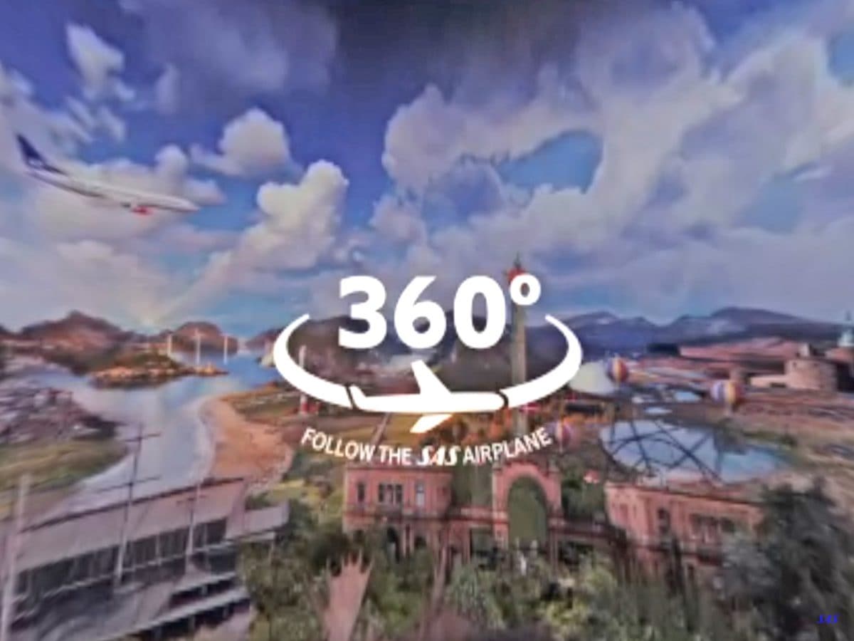 YouTubeキャプチャ"The Full Scandinavian Experience in 360!"（スカンジナビアの360度フル体験）